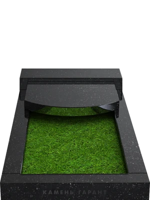 Гранитная полуплита для благоустройства могил 